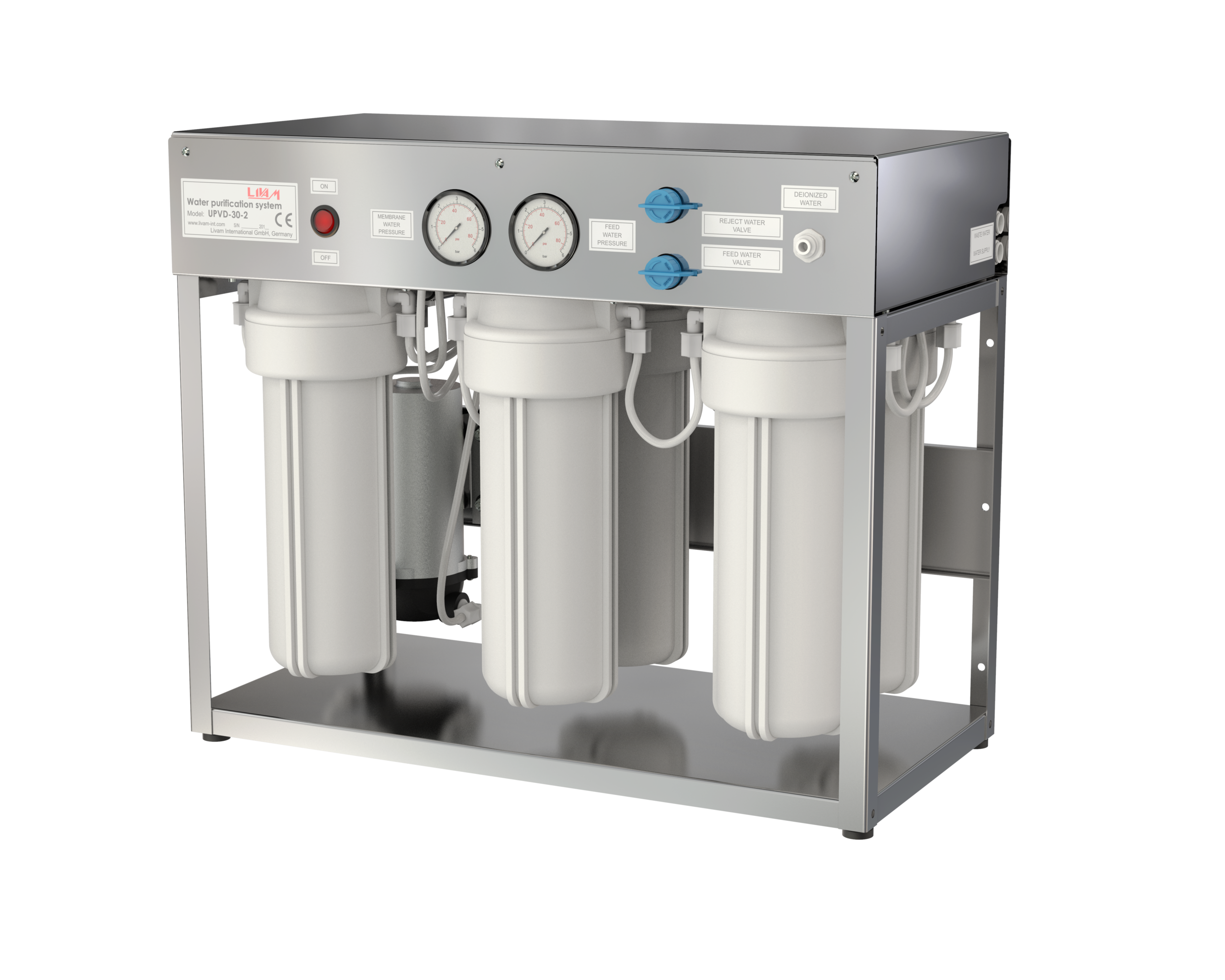 Desionizador de agua 30L/h UPVD-30